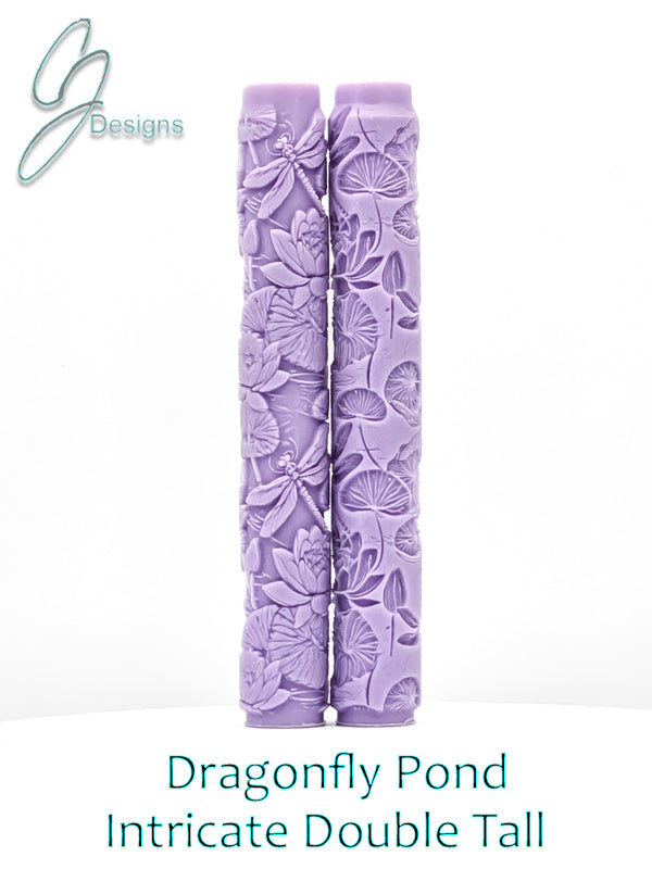Dragonfly Pond Intricate Detail Texture Roller