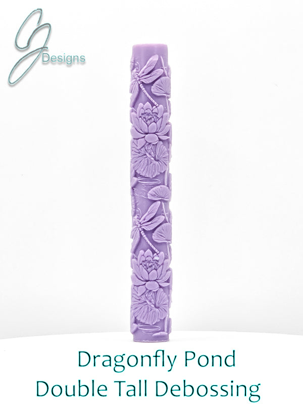 Dragonfly Pond Intricate Detail Texture Roller