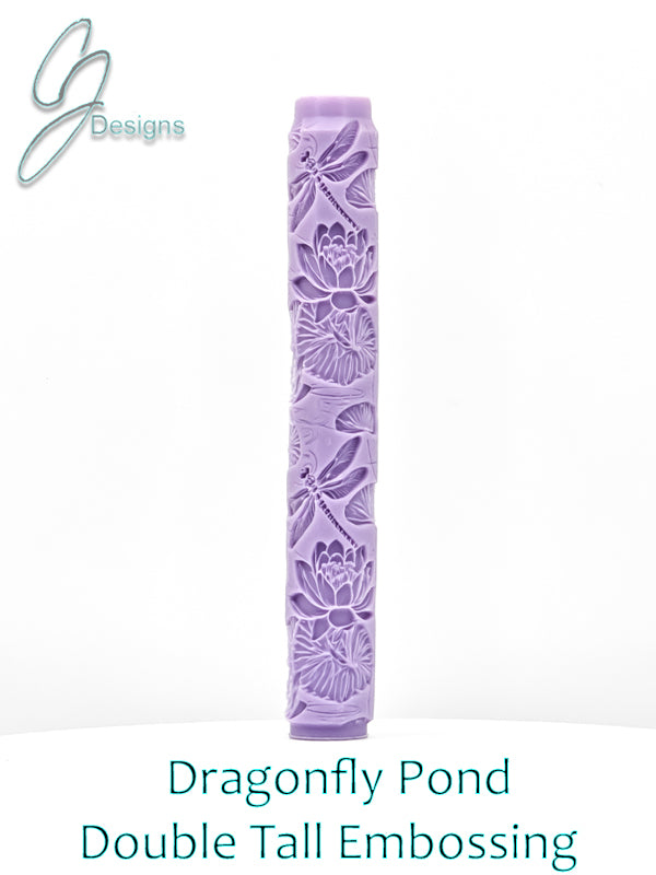 Dragonfly Pond Intricate Detail Texture Roller