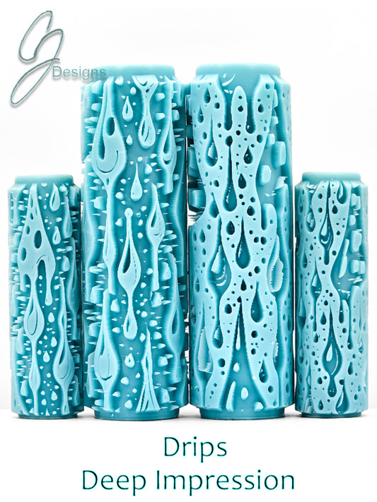Drips Impression Texture Roller