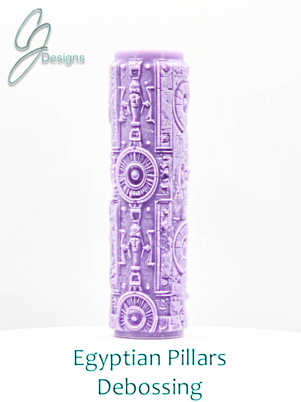 Egyptian Pillars Intricate Detail Texture Roller