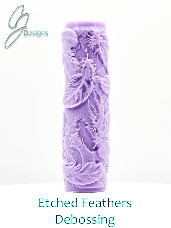 Etched Feathers Intricate Detail Texture Roller