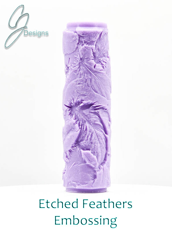 Etched Feathers Intricate Detail Texture Roller