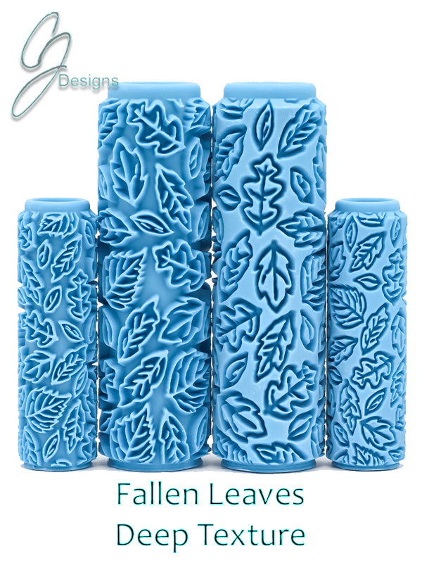 Fallen Leaves Deep Impression Texture Roller