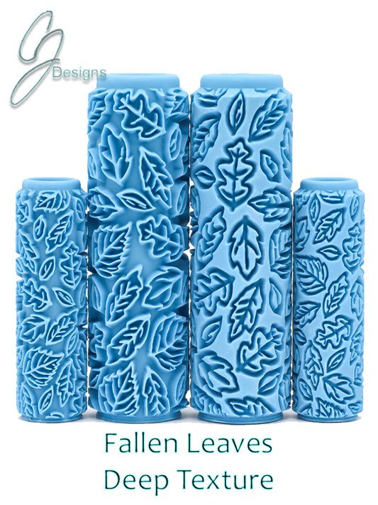 Fallen Leaves Deep Impression Texture Roller