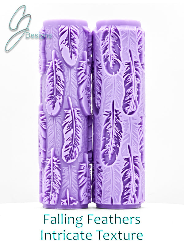 Falling Feathers Intricate Detail Texture Roller
