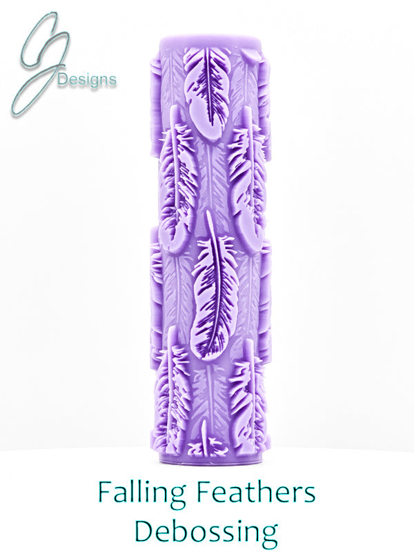 Falling Feathers Intricate Detail Texture Roller