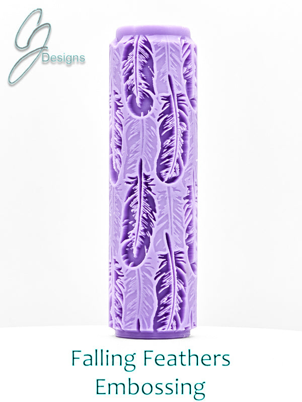 Falling Feathers Intricate Detail Texture Roller