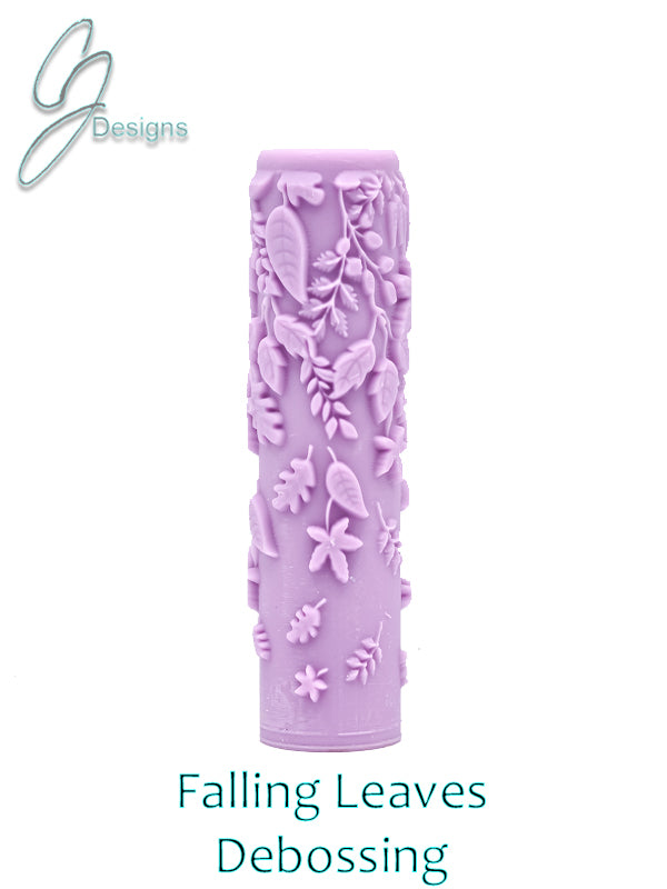 Falling Leaves Intricate Detail Texture Roller with DoubleTall Option