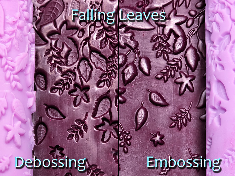 Falling Leaves Intricate Detail Texture Roller
