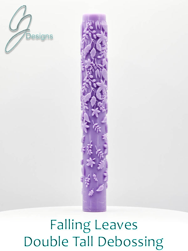 Falling Leaves Intricate Detail Texture Roller with DoubleTall Option