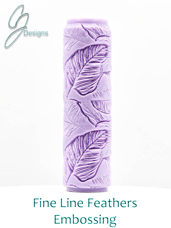 Fine Line Feathers Intricate Detail Texture Roller