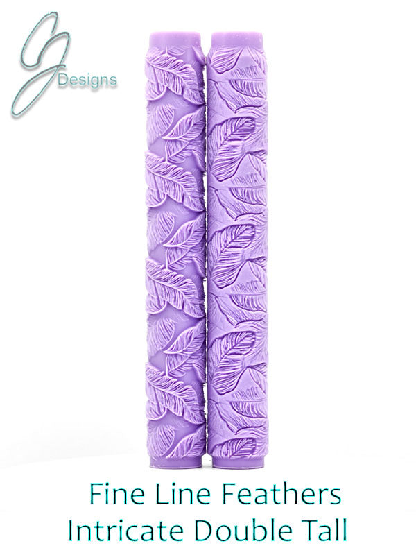 Fine Line Feathers Intricate Detail Texture Roller