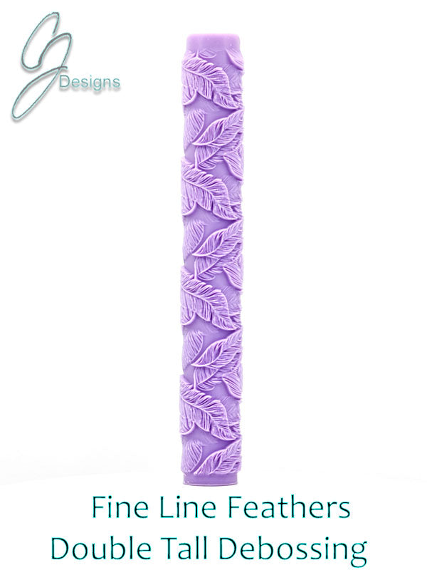 Fine Line Feathers Intricate Detail Texture Roller