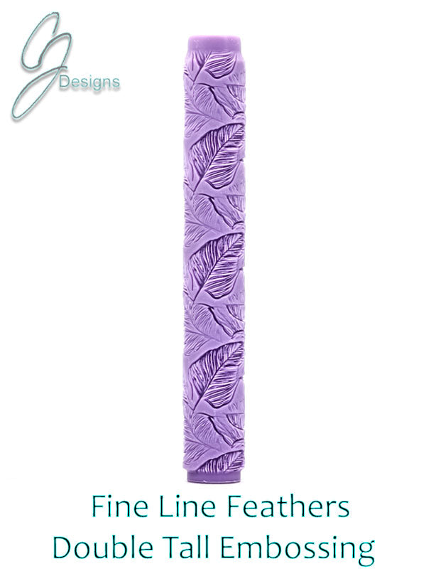 Fine Line Feathers Intricate Detail Texture Roller