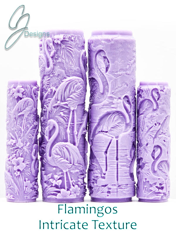 Flamingos Intricate Detail Texture Roller