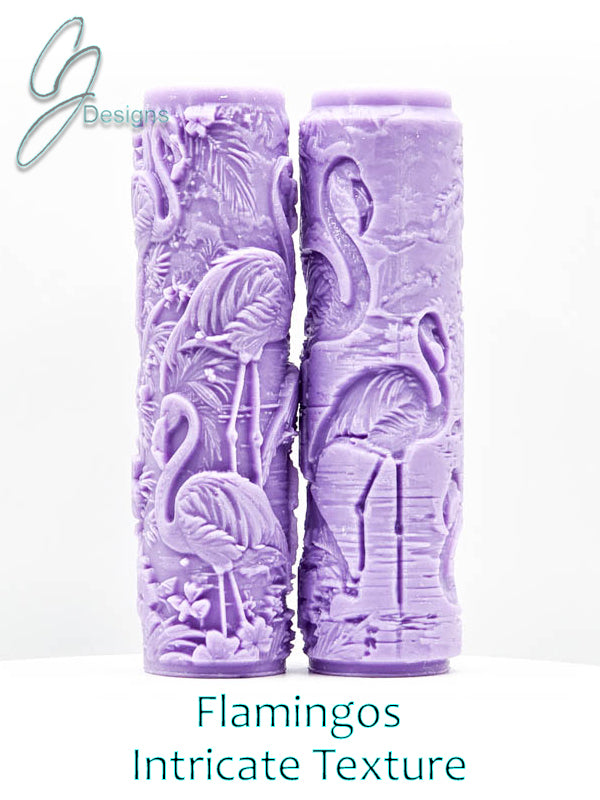 Flamingos Intricate Detail Texture Roller