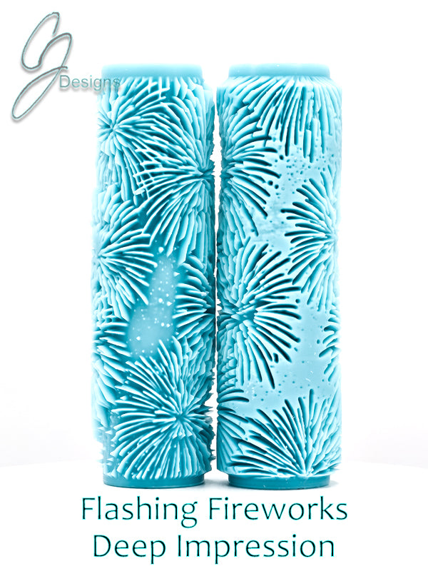 Flashing Fireworks Deep Impression Texture Roller
