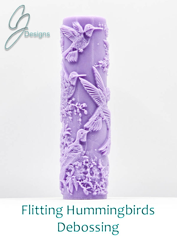 Flitting Hummingbirds Intricate Detail Texture Roller