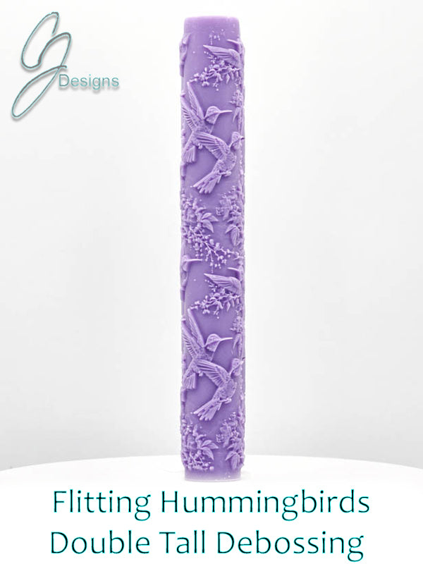 Flitting Hummingbirds Intricate Detail Texture Roller