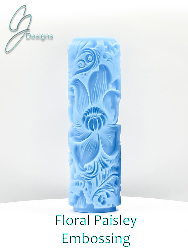 Floral Paisley Deep Impression Texture Rollers