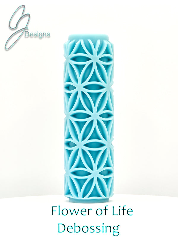 Flower of Life Deep Impression Texture Rollers