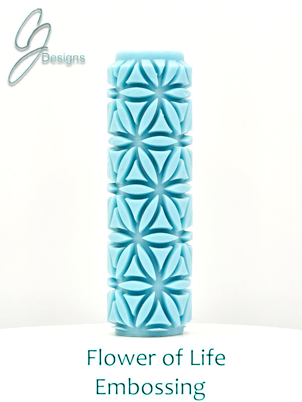 Flower of Life Deep Impression Texture Rollers