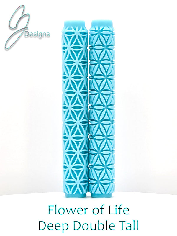 Flower of Life Deep Impression Texture Rollers
