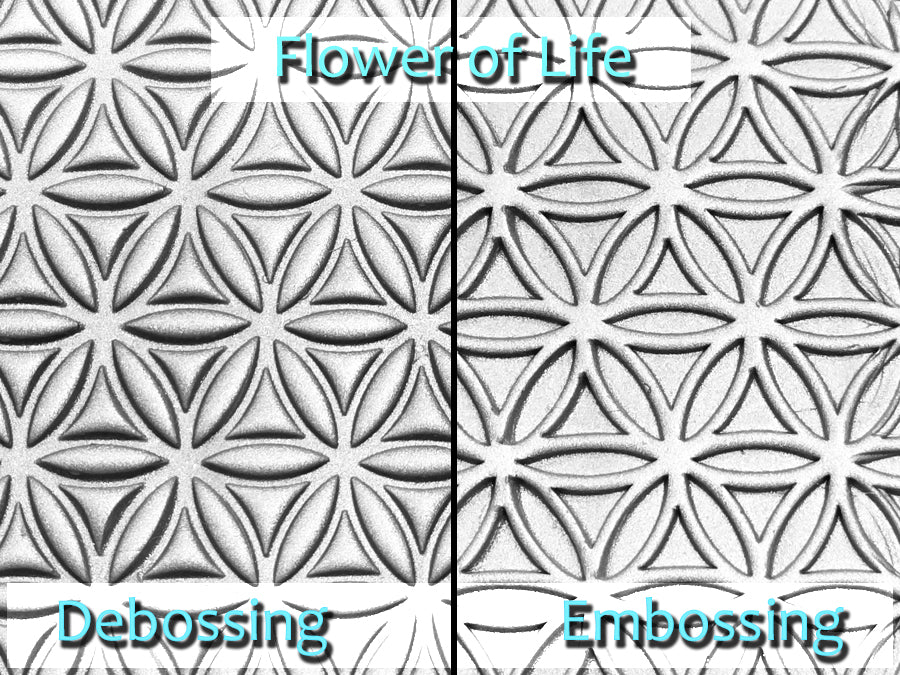 Flower of Life Deep Impression Texture Rollers