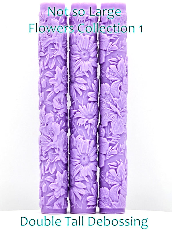 Not so Deep Flowers Collections Intricate Detail Texture Rollers