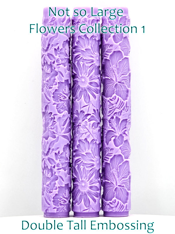 Not so Deep Flowers Collections Intricate Detail Texture Rollers