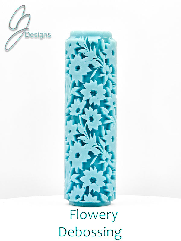Flowery Deep Impression Texture Rollers