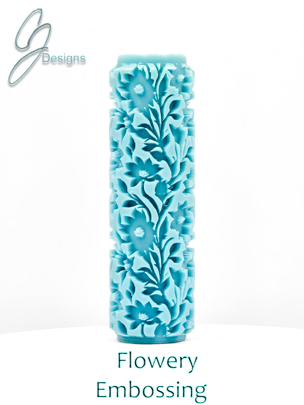 Flowery Deep Impression Texture Rollers