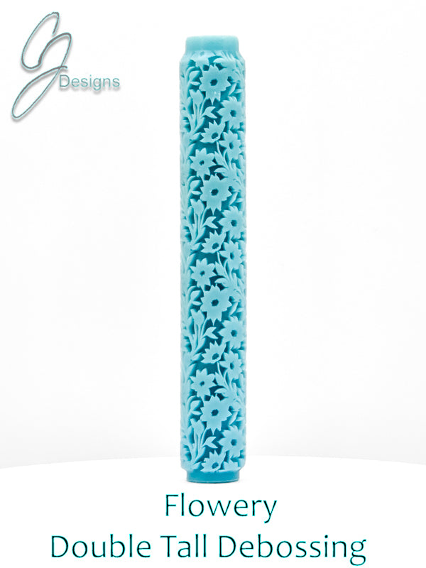 Flowery Deep Impression Texture Rollers