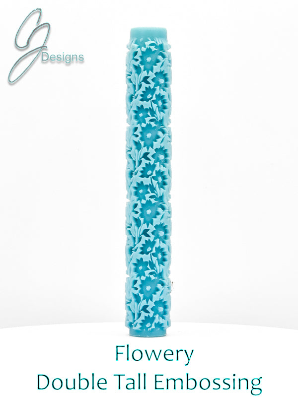 Flowery Deep Impression Texture Rollers