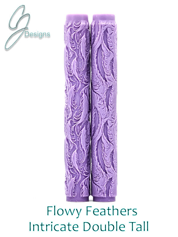 Flowy Feathers Intricate Detail Texture Roller