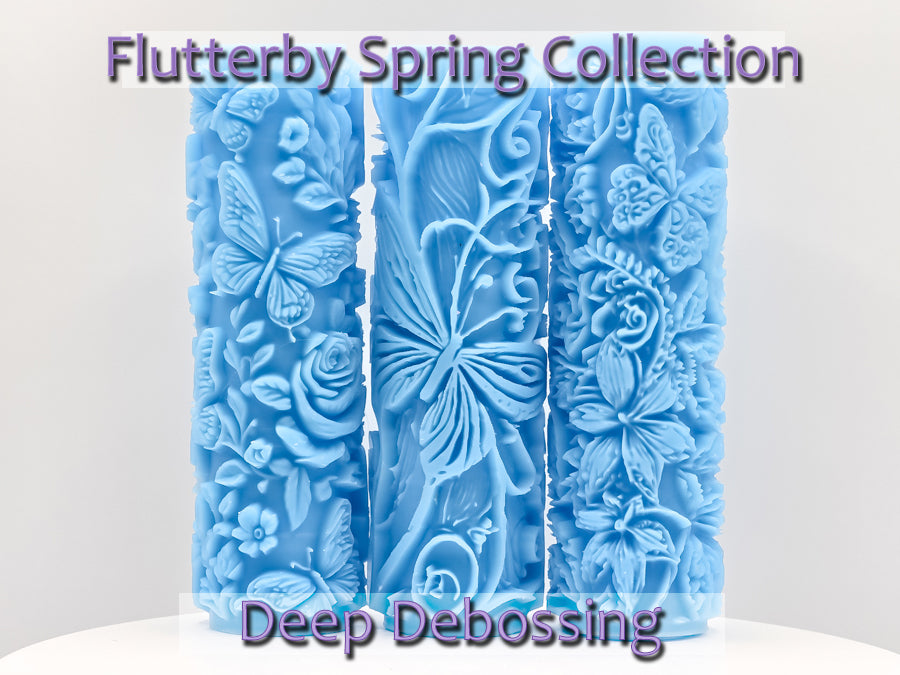 Flutterby Spring Collection Deep Impression Texture Roller