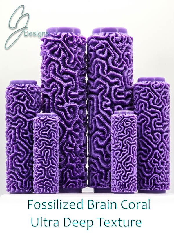 Fossilized Coral Collection  Ultra Deep Texture Roller