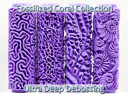 Fossilized Coral Collection  Ultra Deep Texture Roller