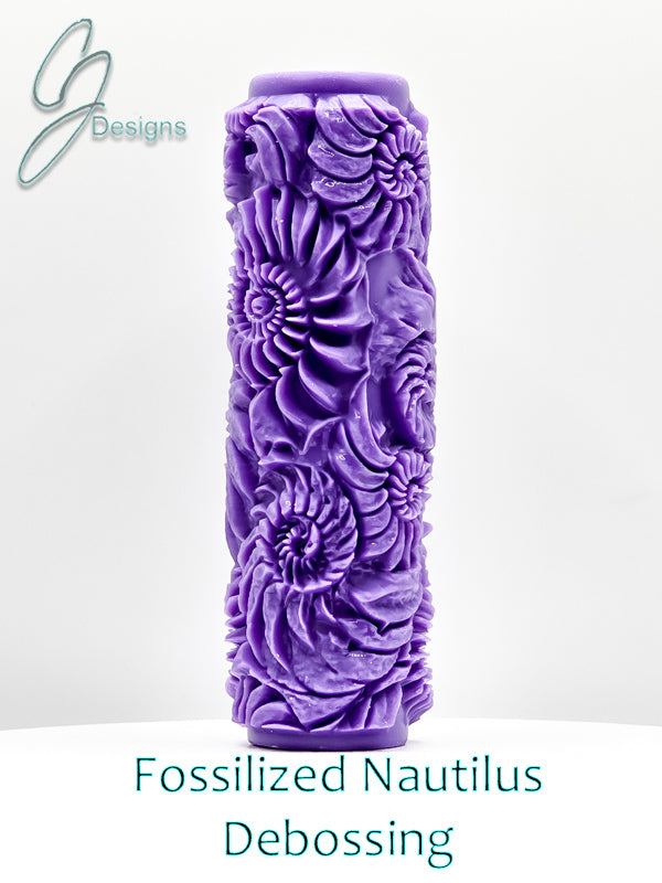 Fossilized Nautilus Nature's Textures Collection Ultra Deep Texture Roller