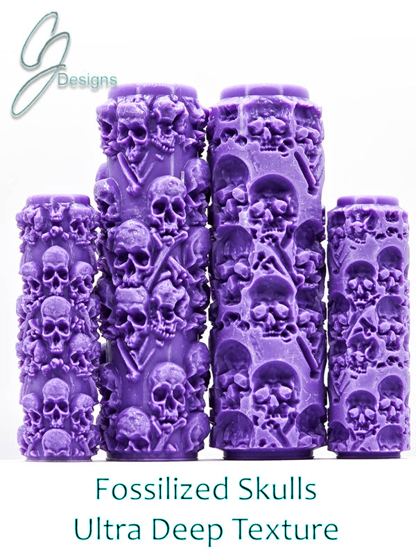 Fossilized Skulls Ultra Deep Texture Roller