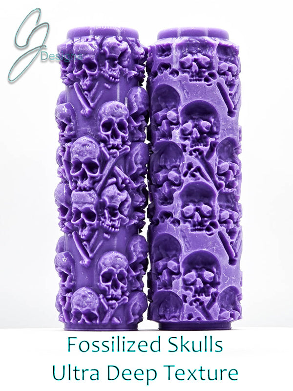 Fossilized Skulls Ultra Deep Texture Roller