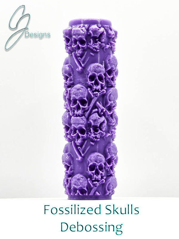 Fossilized Skulls Ultra Deep Texture Roller