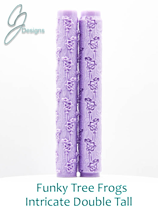 Funky Tree Frogs Intricate Detail Texture Roller