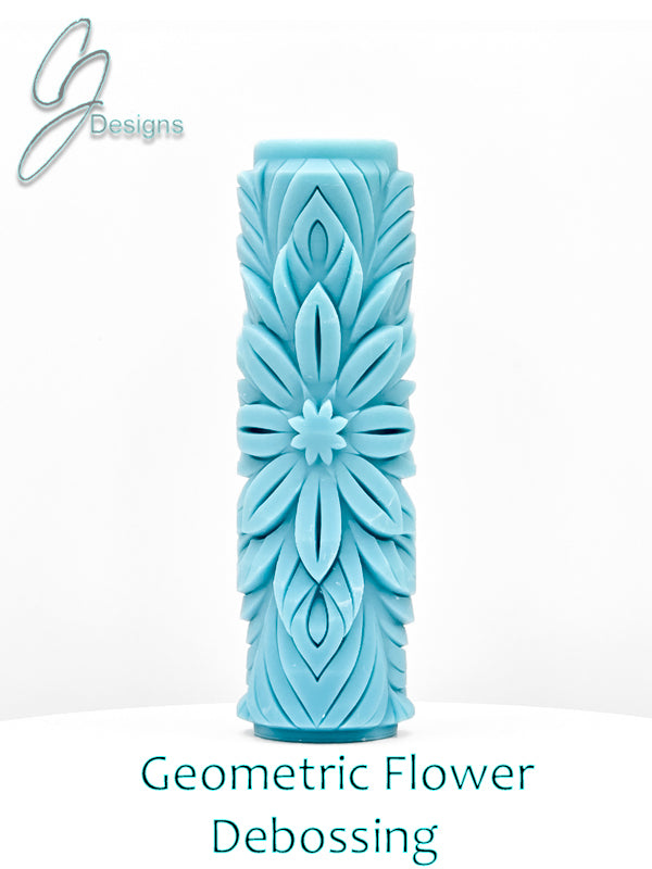 Geometric Flower Deep Impression Texture Rollers