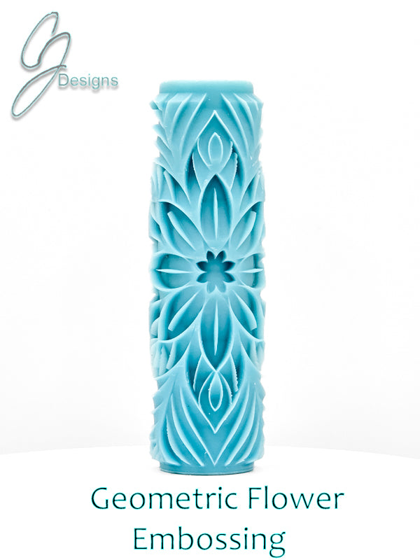 Geometric Flower Deep Impression Texture Rollers