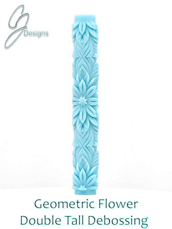 Geometric Flower Deep Impression Texture Rollers