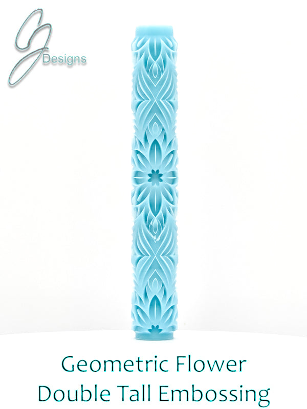 Geometric Flower Deep Impression Texture Rollers