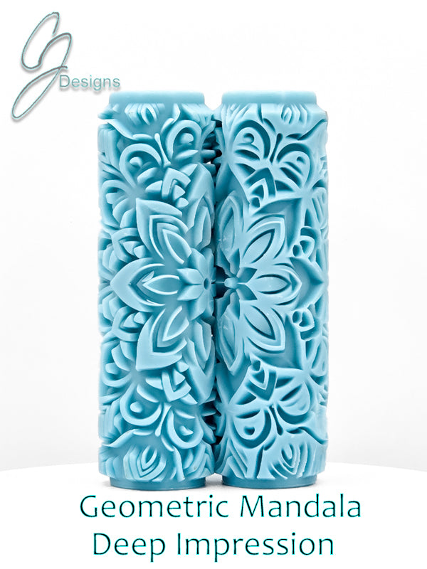 Geometric Mandala Deep Impression Texture Rollers