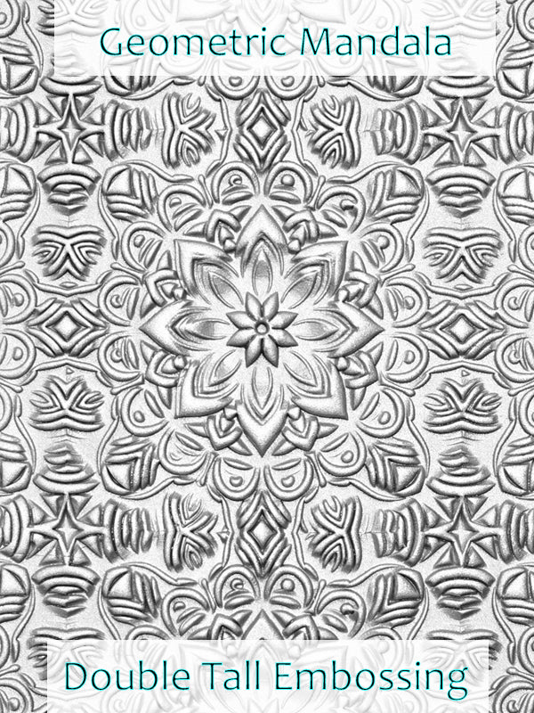Geometric Mandala Deep Impression Texture Rollers